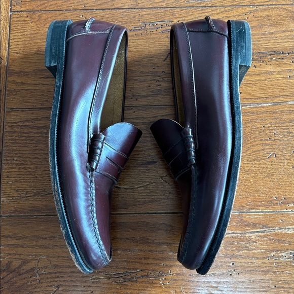 Florsheim Berkley Penny Loafers Men’s 30253 Burgundy Leather Preppy Size 10 D main image 11